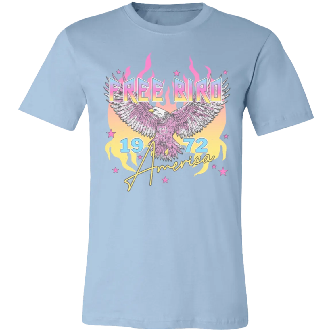 Freebird Vintage Bella Canvas Tee – Retro Rock-Inspired Style for Everyday Freedom