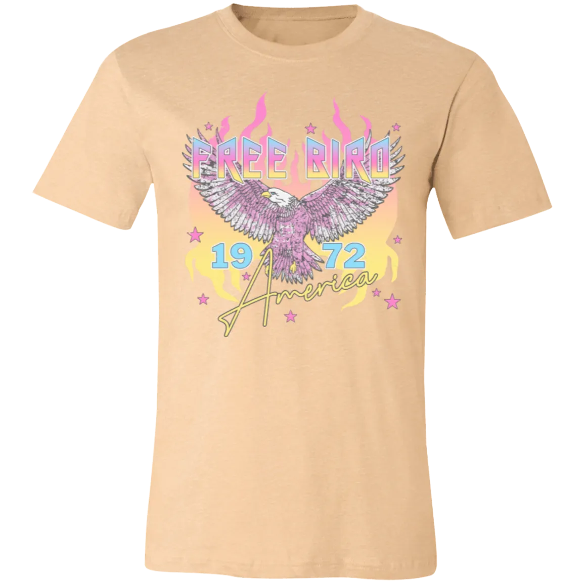 Freebird Vintage Bella Canvas Tee – Retro Rock-Inspired Style for Everyday Freedom