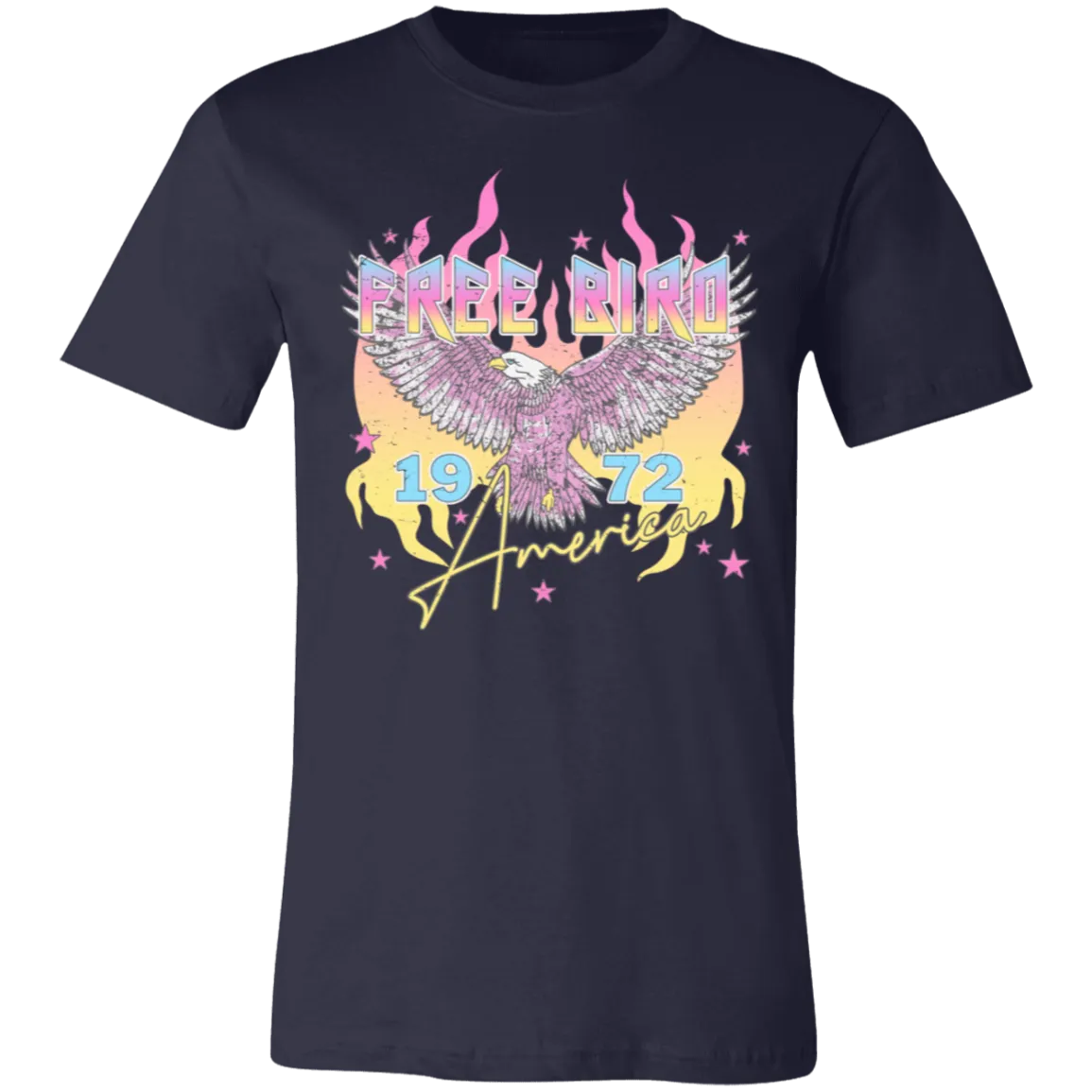 Freebird Vintage Bella Canvas Tee – Retro Rock-Inspired Style for Everyday Freedom