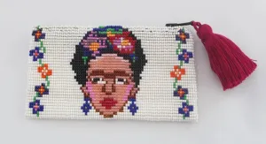 Frida Glass Bead Coin Purse