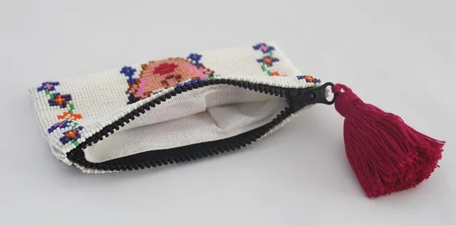Frida Glass Bead Coin Purse