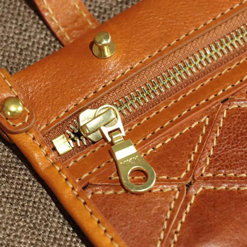 Full Grain Leather Tote Classic Everyday Use Tote Bag Work Student Bag Leather Shoulder Bag For Women