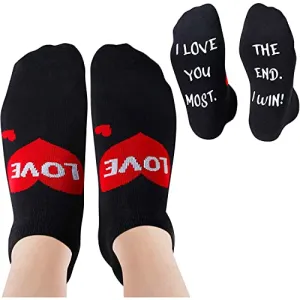 Funny I Love You Gifts For Him Boyfriend Heart Gifts, Novelty Love You Socks For Girlfriend Valentine Socks