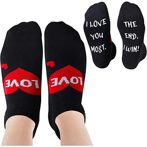 Funny I Love You Gifts For Him Boyfriend Heart Gifts, Novelty Love You Socks For Girlfriend Valentine Socks