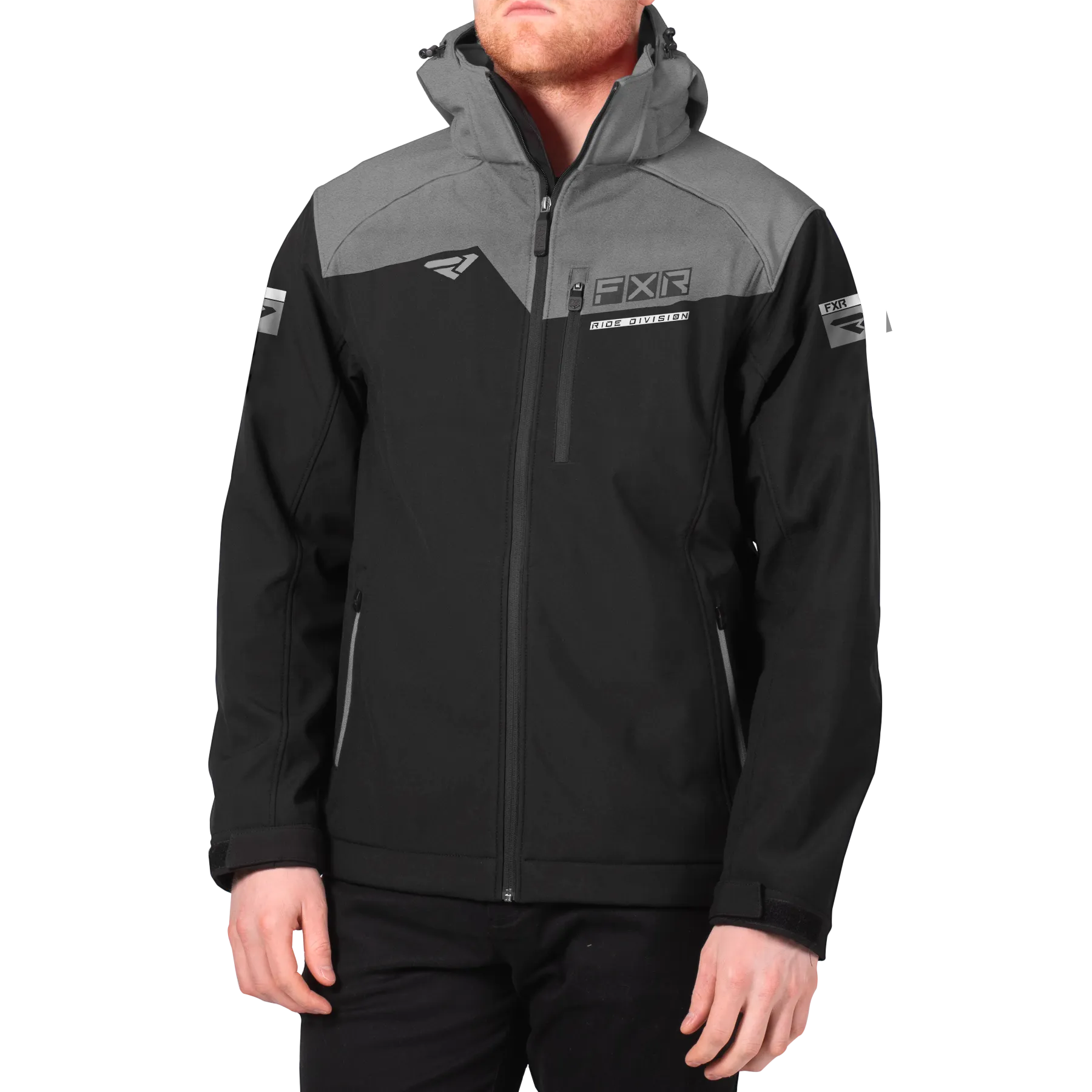 FXR Men's Renegade Softshell Black/Grey Heather