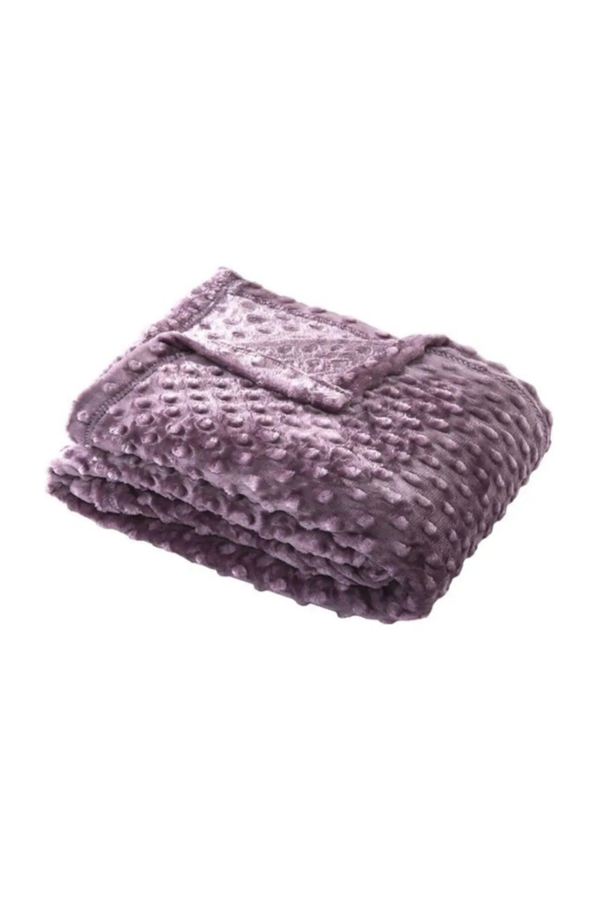Gemma Design Premium Faux Fur Dotted Waffle Throw