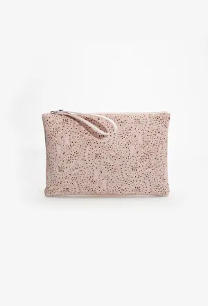 Genoa Suede Clutch