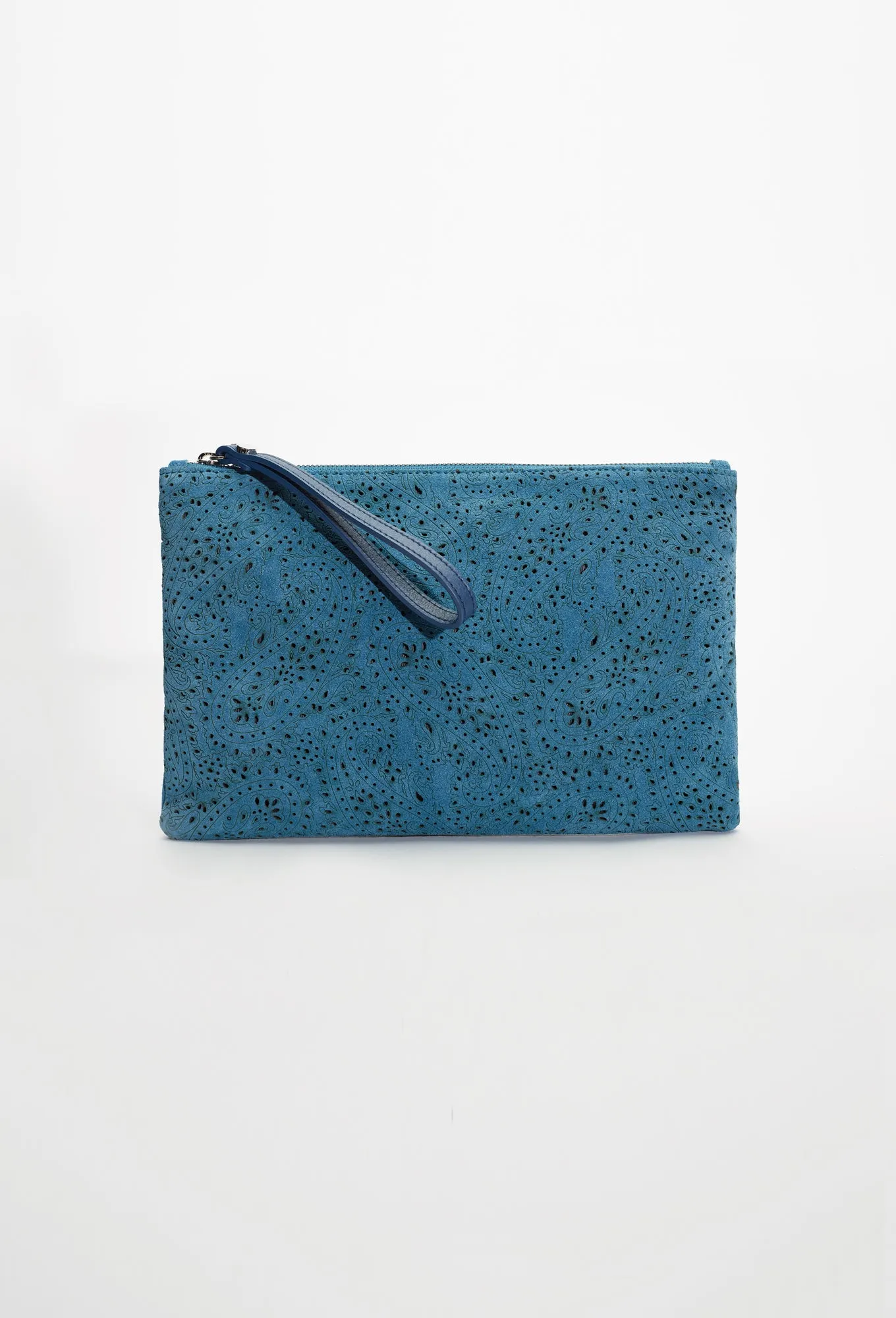 Genoa Suede Clutch