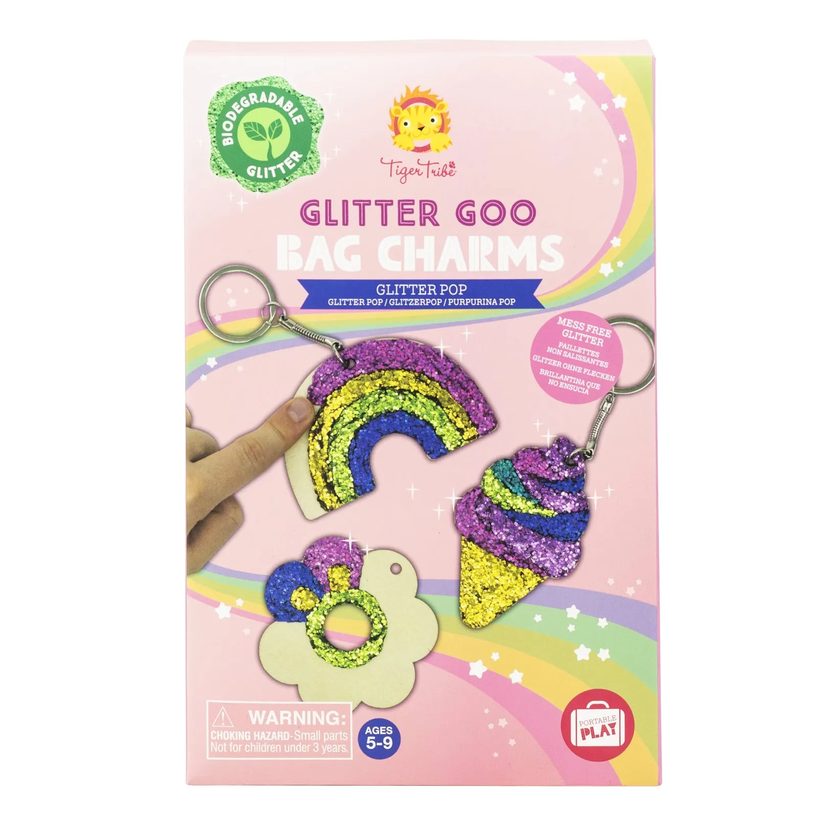 Glitter Goo Bag Charms - Glitter Pop - 5 