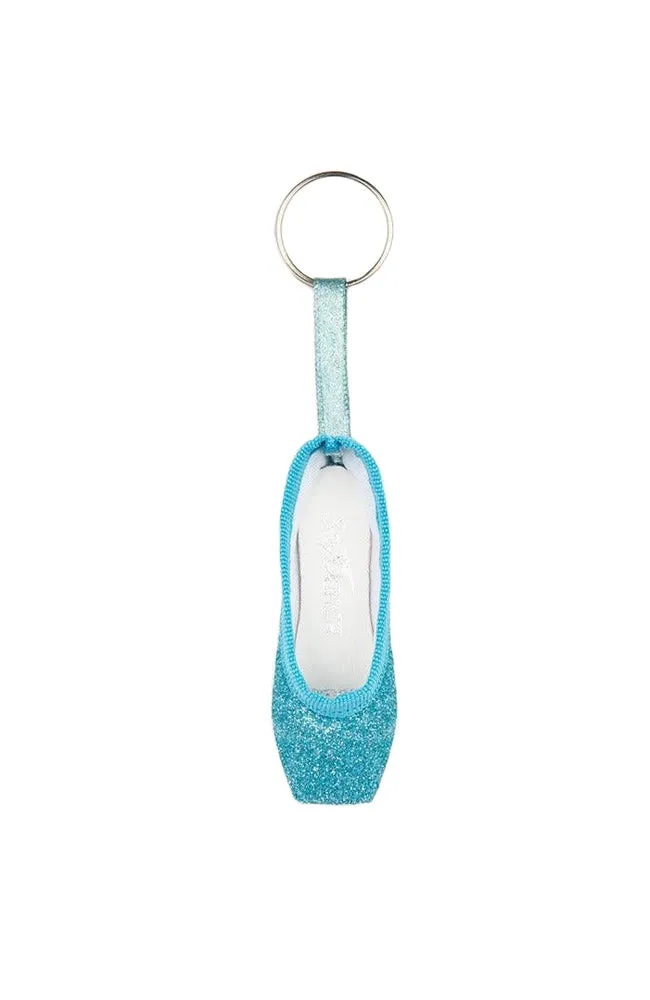 Glitter Pointe Shoe Keychain