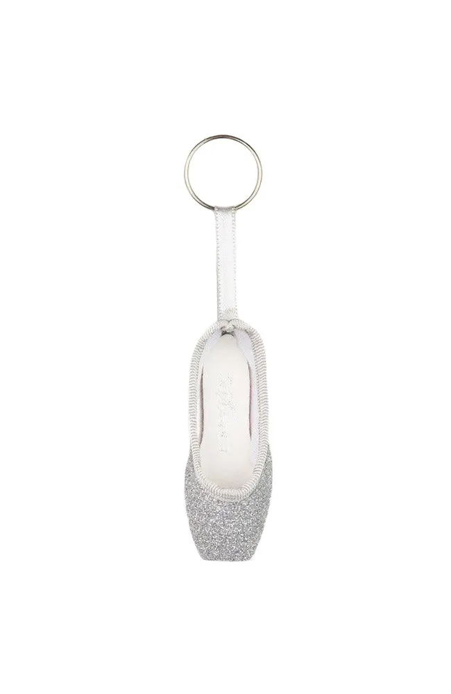Glitter Pointe Shoe Keychain