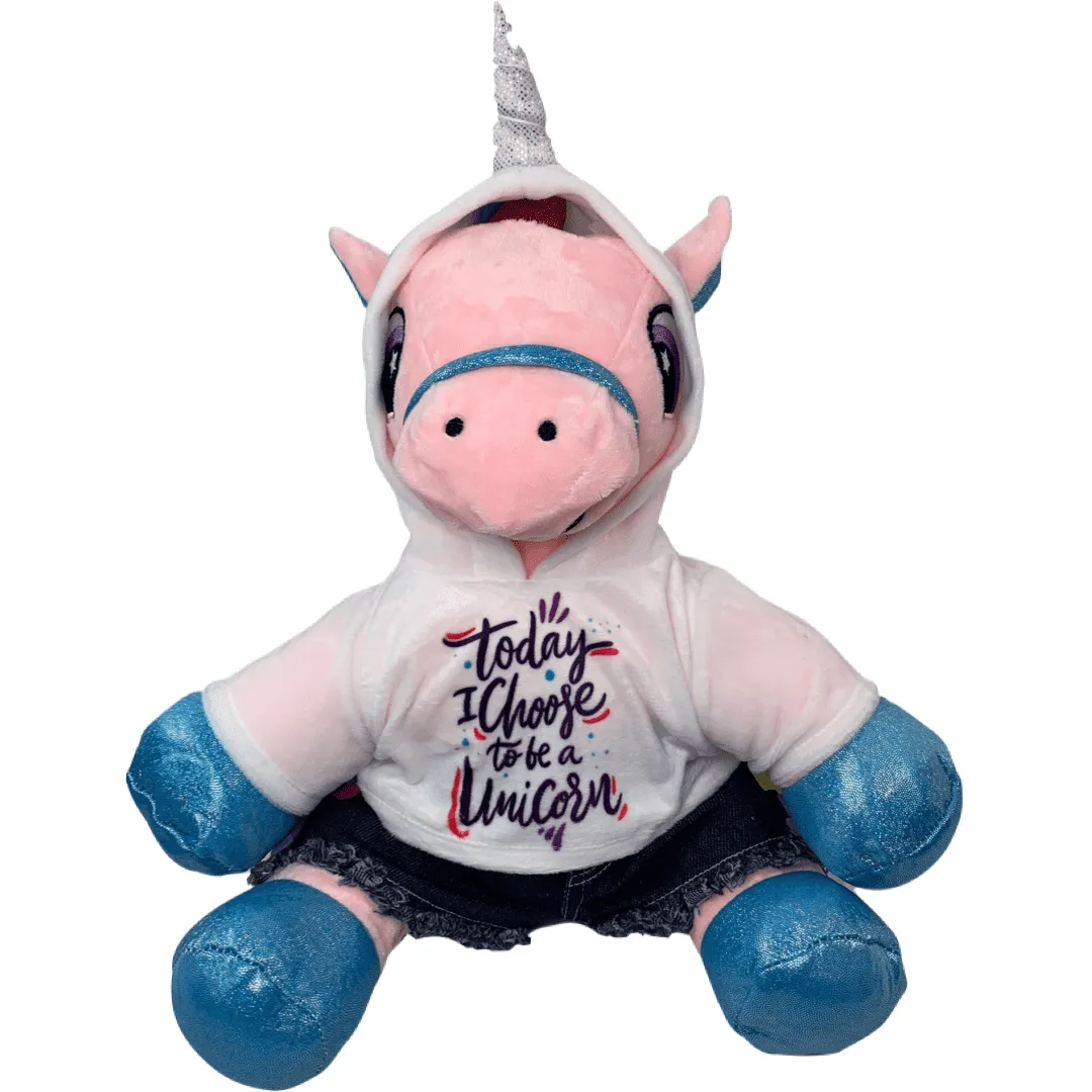 Glitter Unicorn With Hoodie & Shorts Gift Set