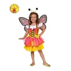 Glittery Orange Butterffly Size S