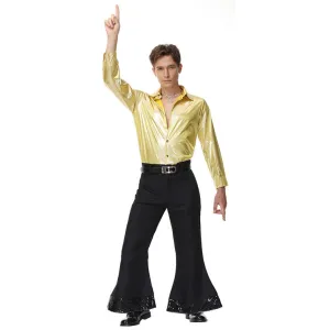 Gold and Black Disco Man