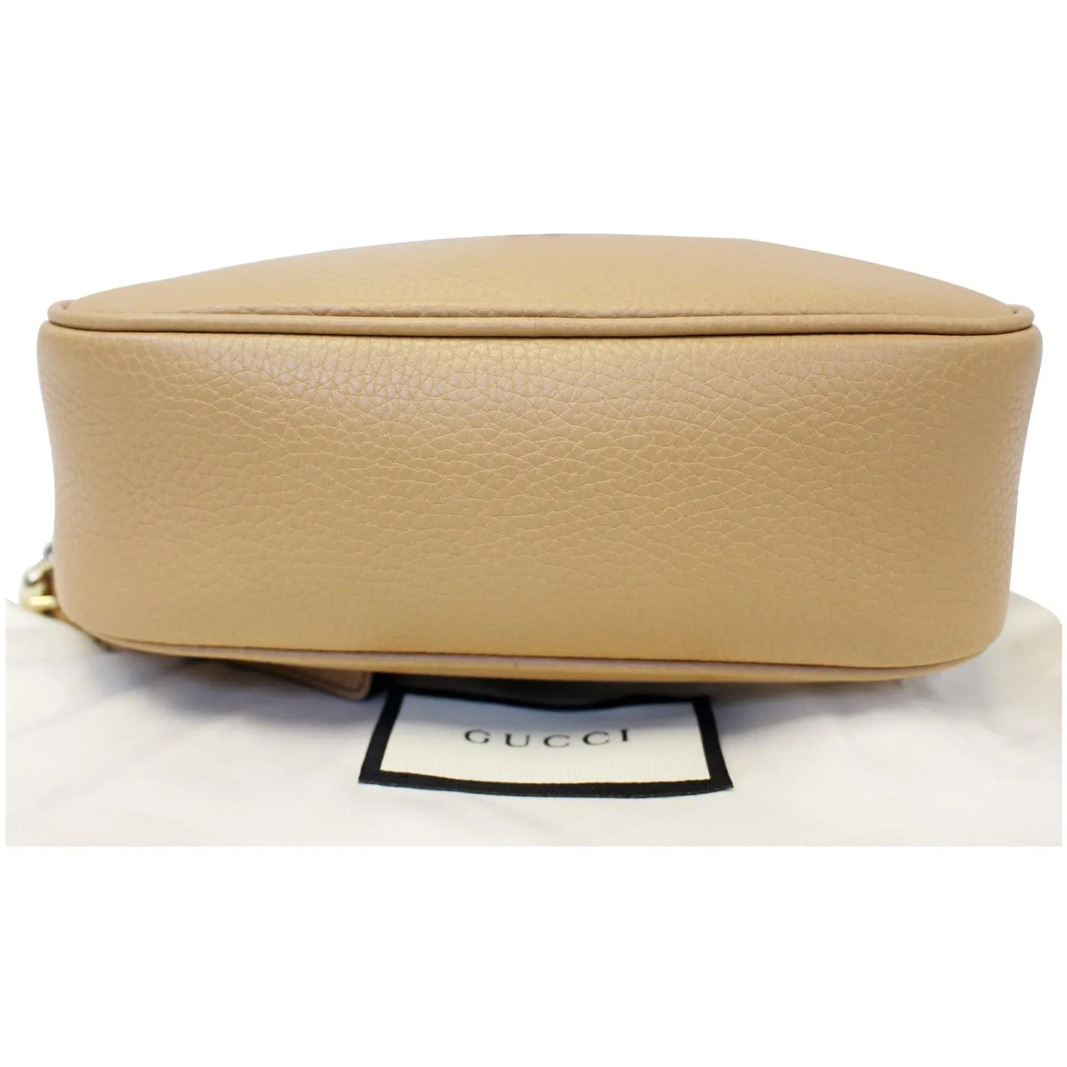 GUCCI Soho Disco Pebbled Leather Small Crossbody Bag