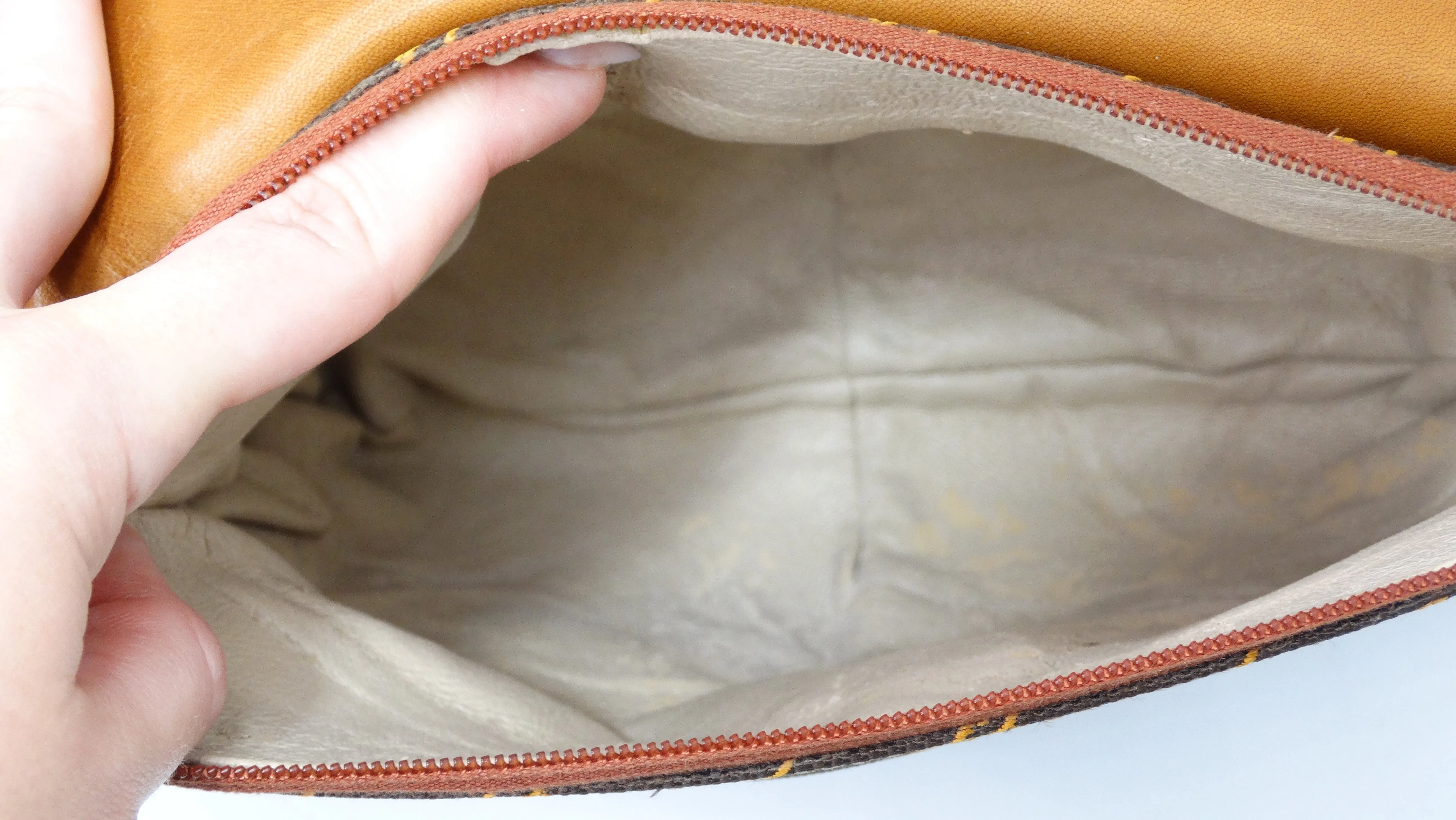 Gucci Striped Monogram Vintage Handbag
