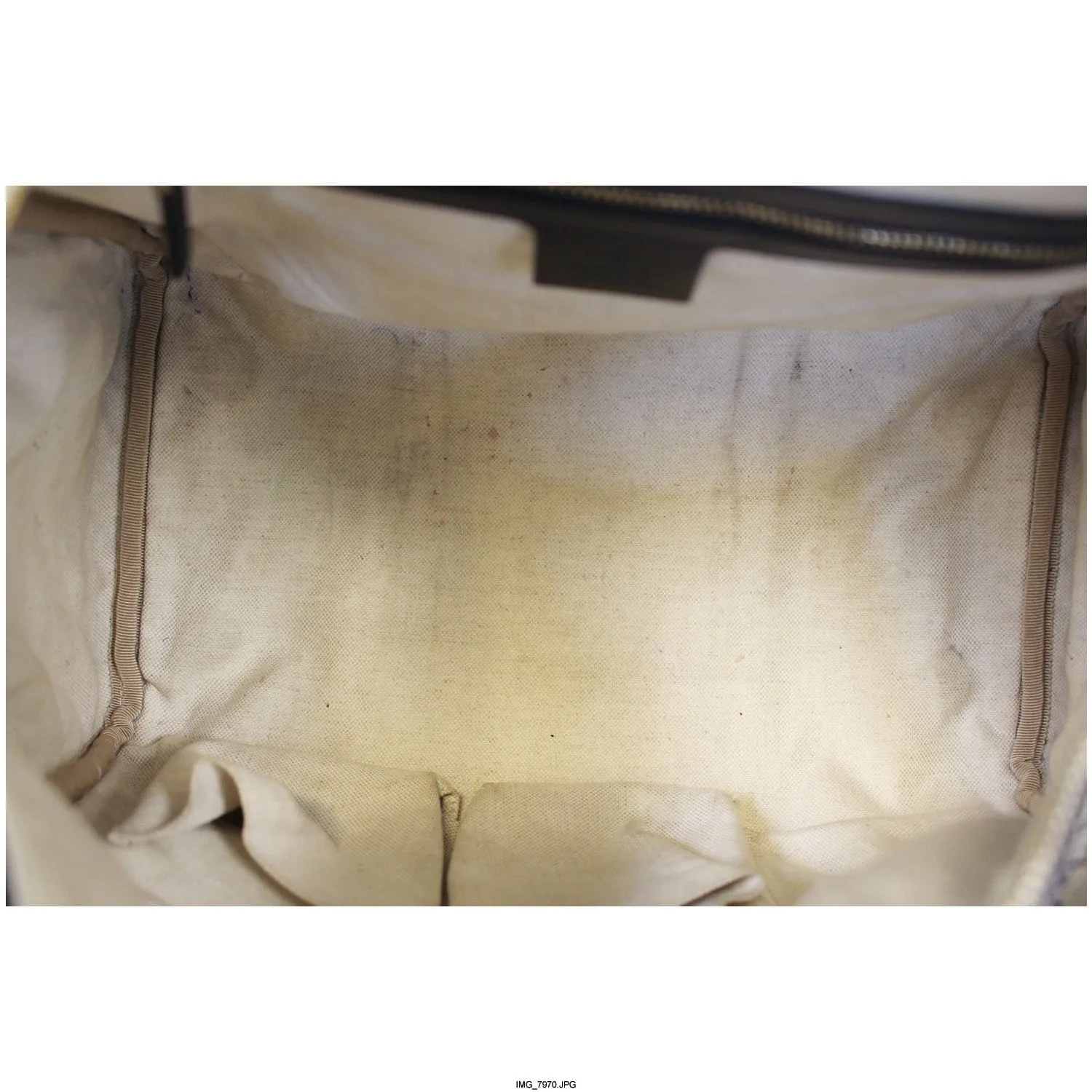 GUCCI Web Medium Original GG Boston Bag with Signature Web 247205