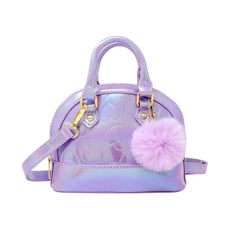 Half Moon Shiny Bag