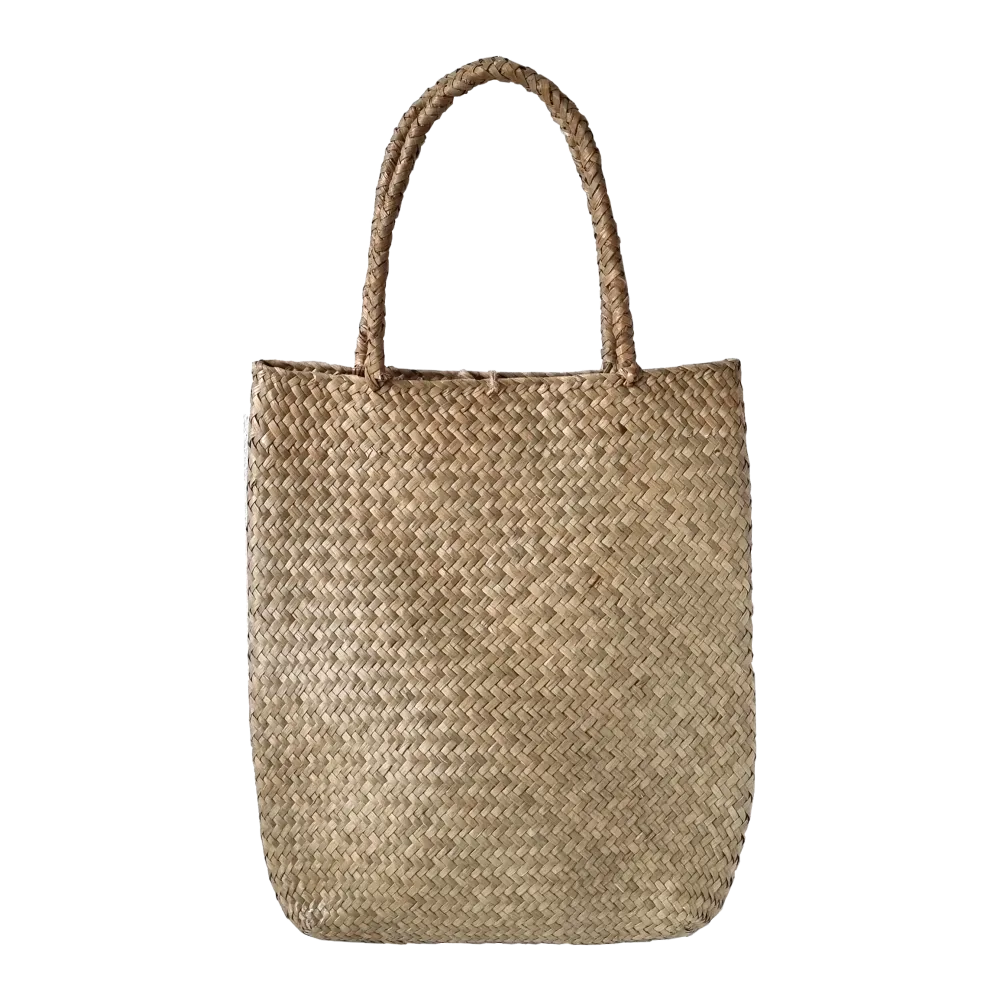 Hand Made Straw Shopping Tote