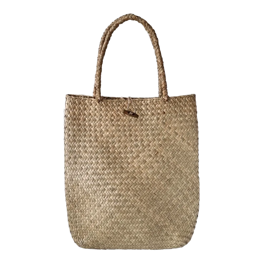 Hand Made Straw Shopping Tote