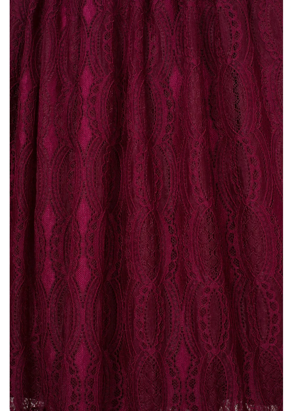 Hell Bunny Rhea Lace 70's Skirt Burgundy