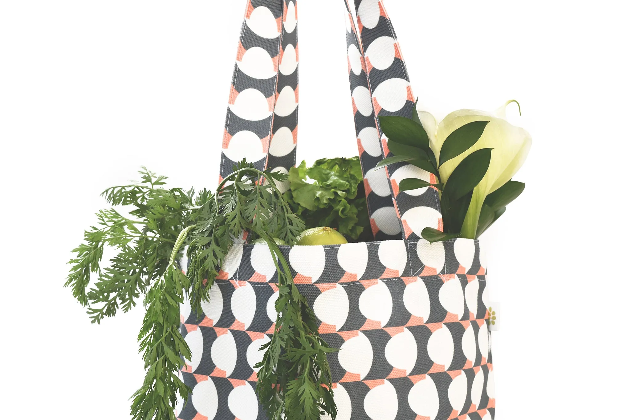 Hercule Cotton Canvas Tote (15x15) – Steel Grey