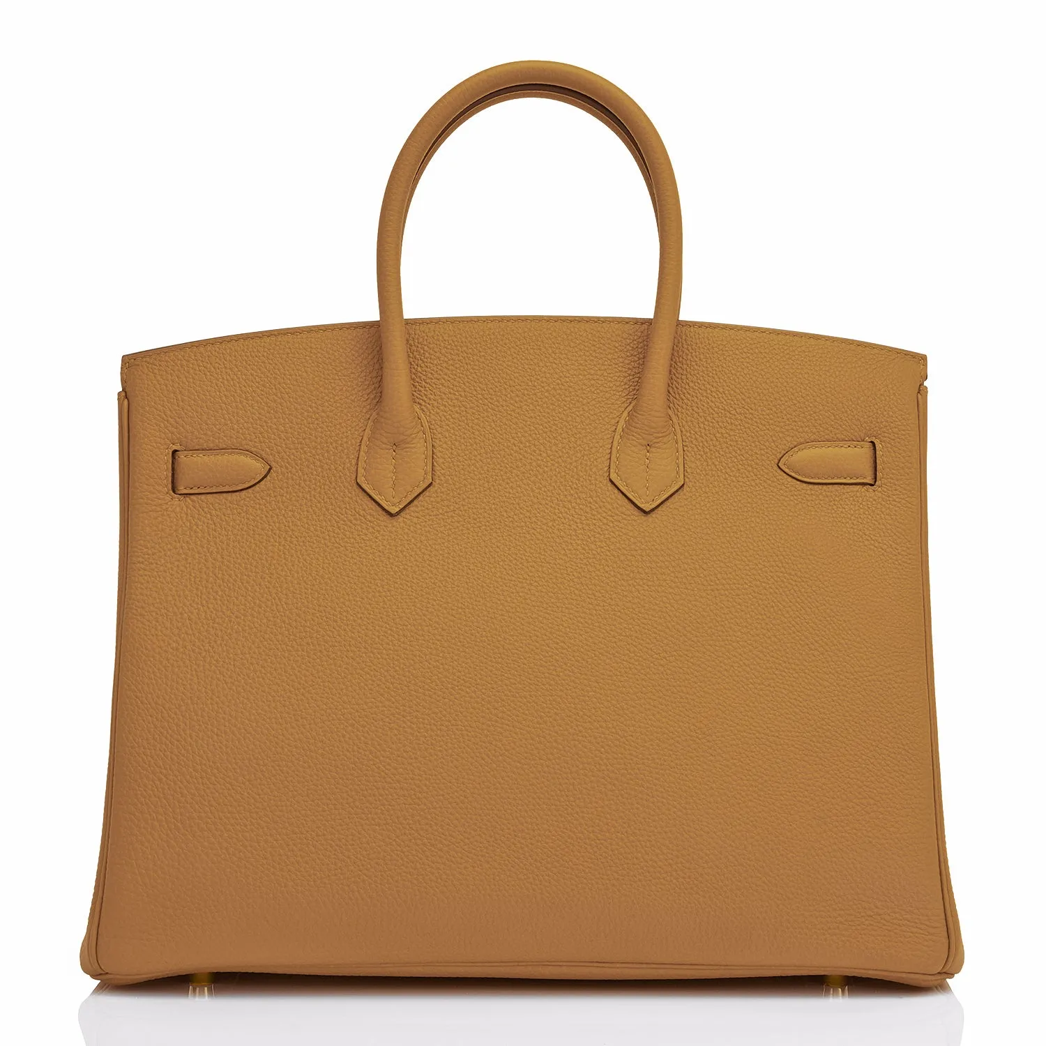 Hermes Birkin 35cm Bronze Dore Togo Gold Tan Khaki Bag
