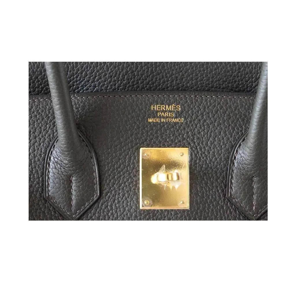 Hermès Birkin 35 Vert Bronze Bag