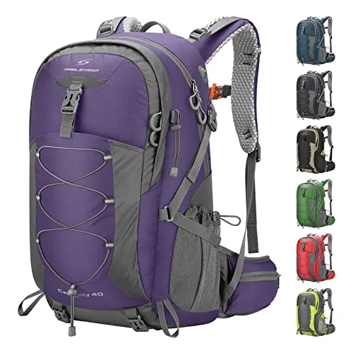 Hiking Backpack,Camping Backpack,40L Waterproof Hiking Daypack w/ Rain Cover