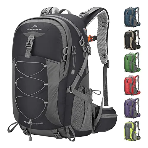 Hiking Backpack,Camping Backpack,40L Waterproof Hiking Daypack w/ Rain Cover