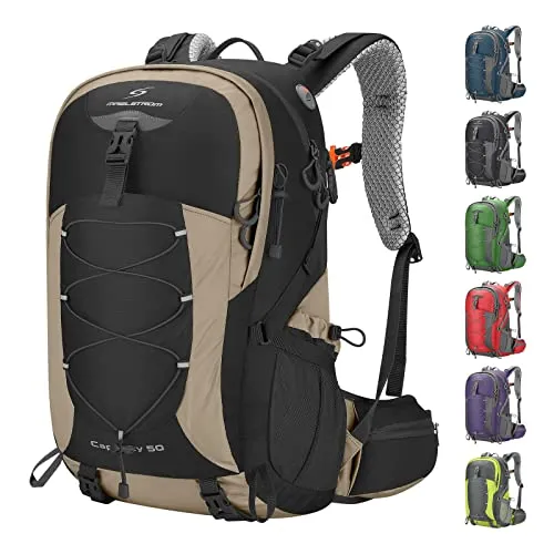 Hiking Backpack,Camping Backpack,40L Waterproof Hiking Daypack w/ Rain Cover