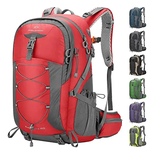 Hiking Backpack,Camping Backpack,40L Waterproof Hiking Daypack w/ Rain Cover