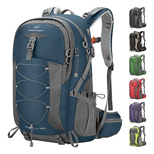Hiking Backpack,Camping Backpack,40L Waterproof Hiking Daypack w/ Rain Cover
