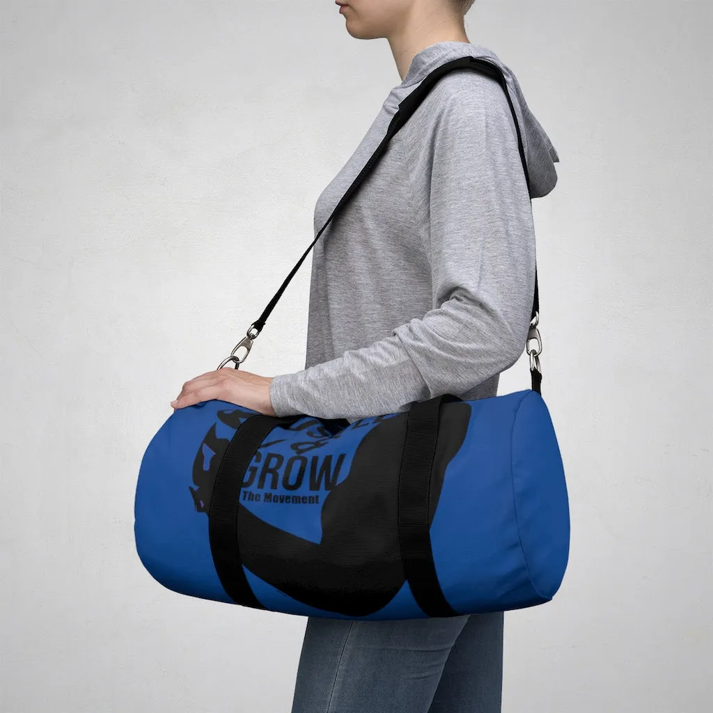 Hustle & Grow Gym Bag (Blue/Black)