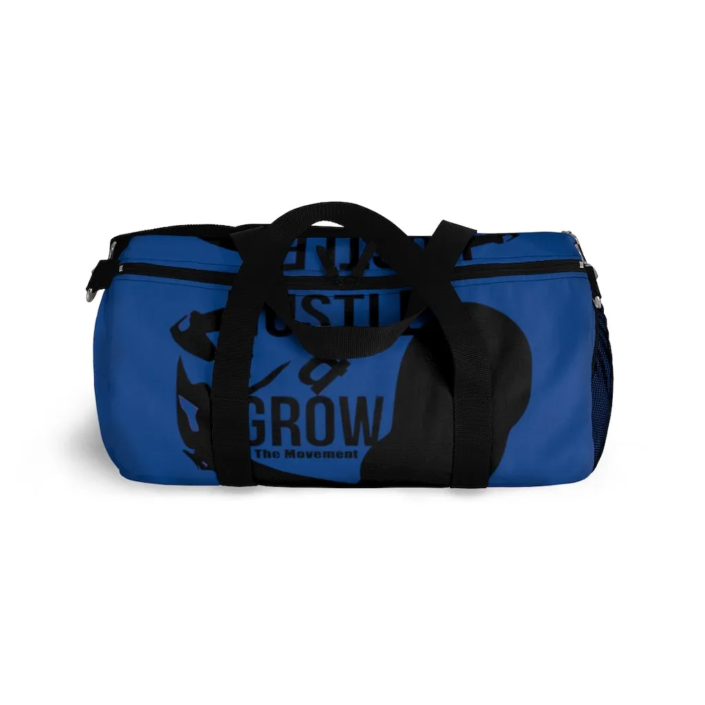 Hustle & Grow Gym Bag (Blue/Black)