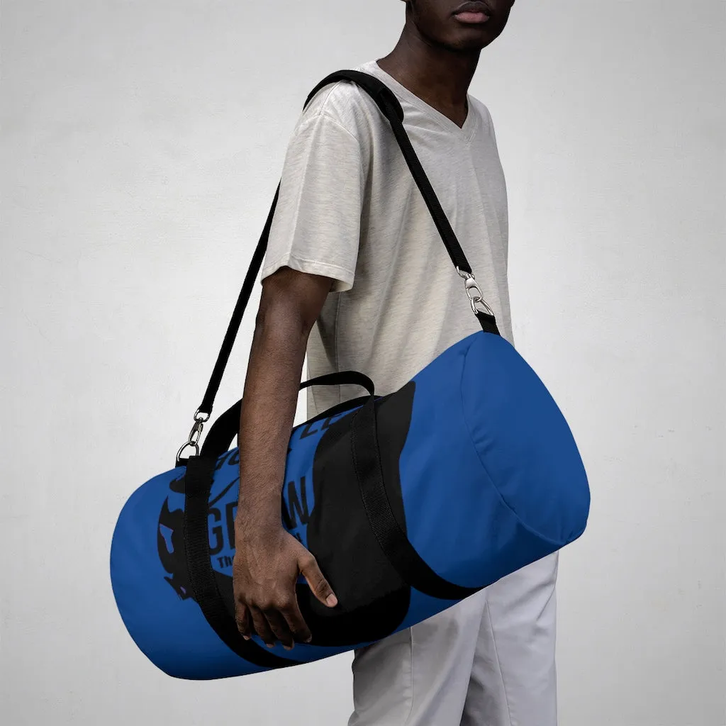Hustle & Grow Gym Bag (Blue/Black)