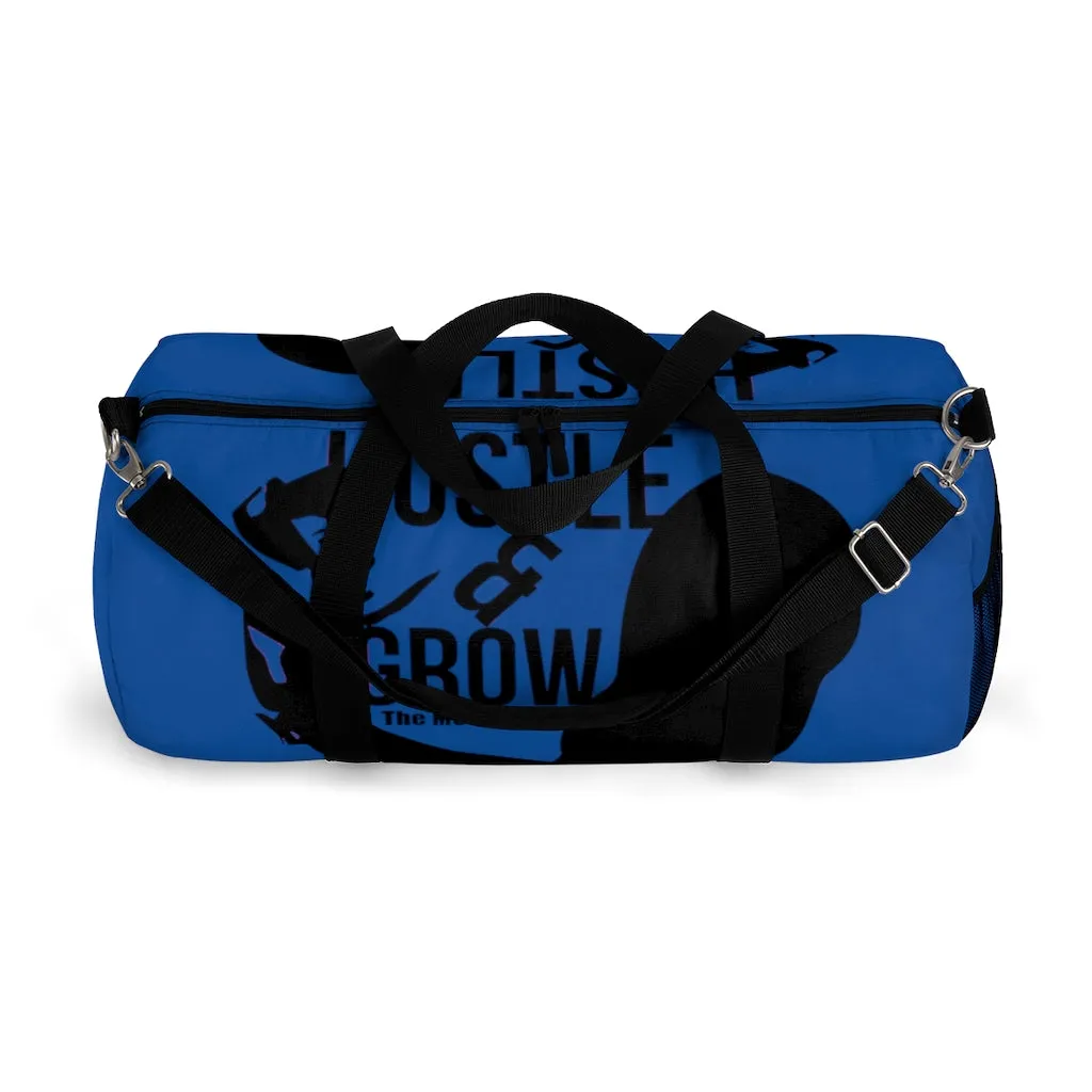 Hustle & Grow Gym Bag (Blue/Black)