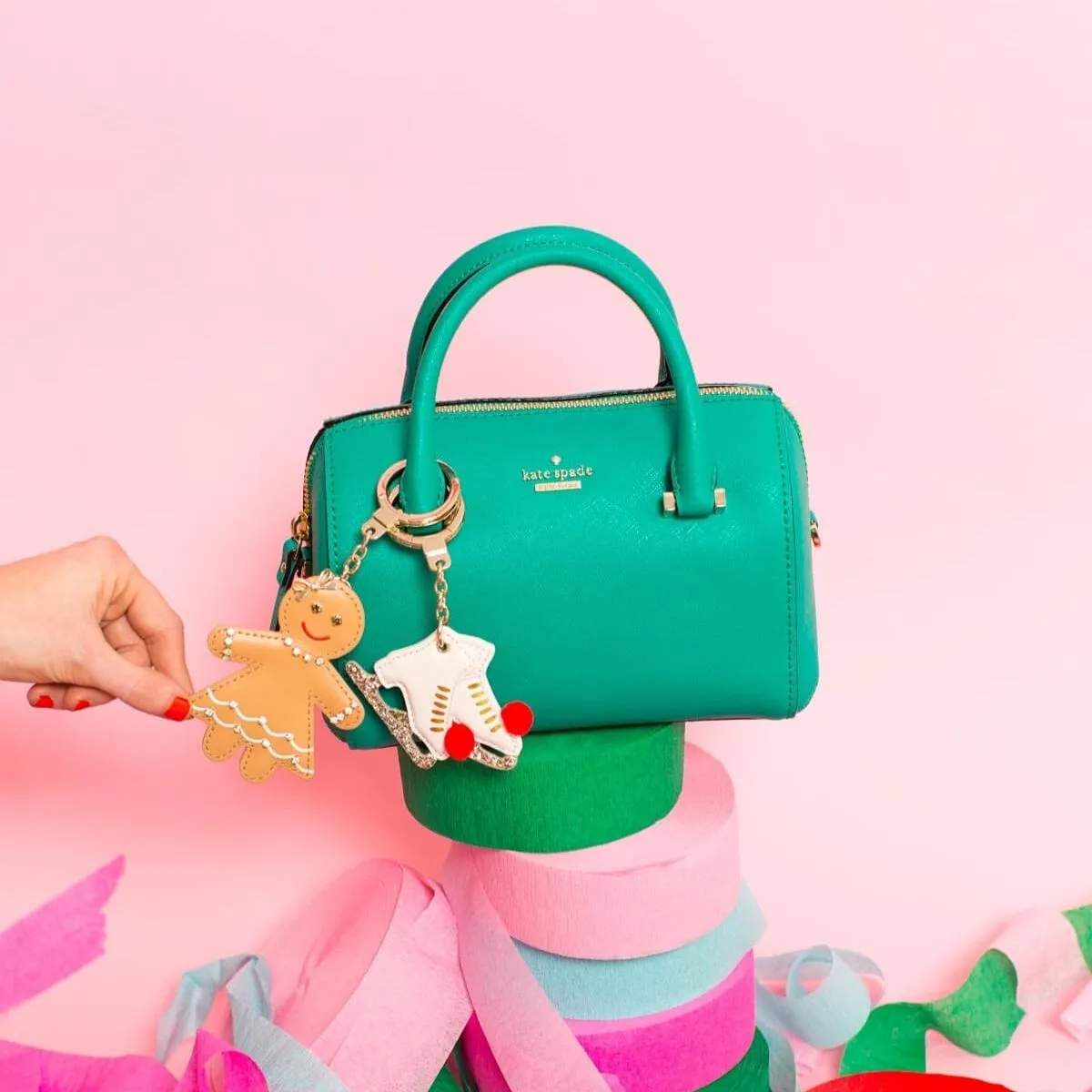 Ice Skate Keychain