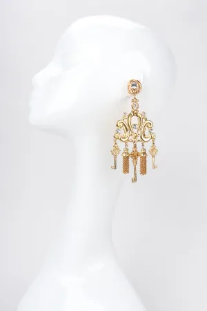 Key Chandelier Earrings
