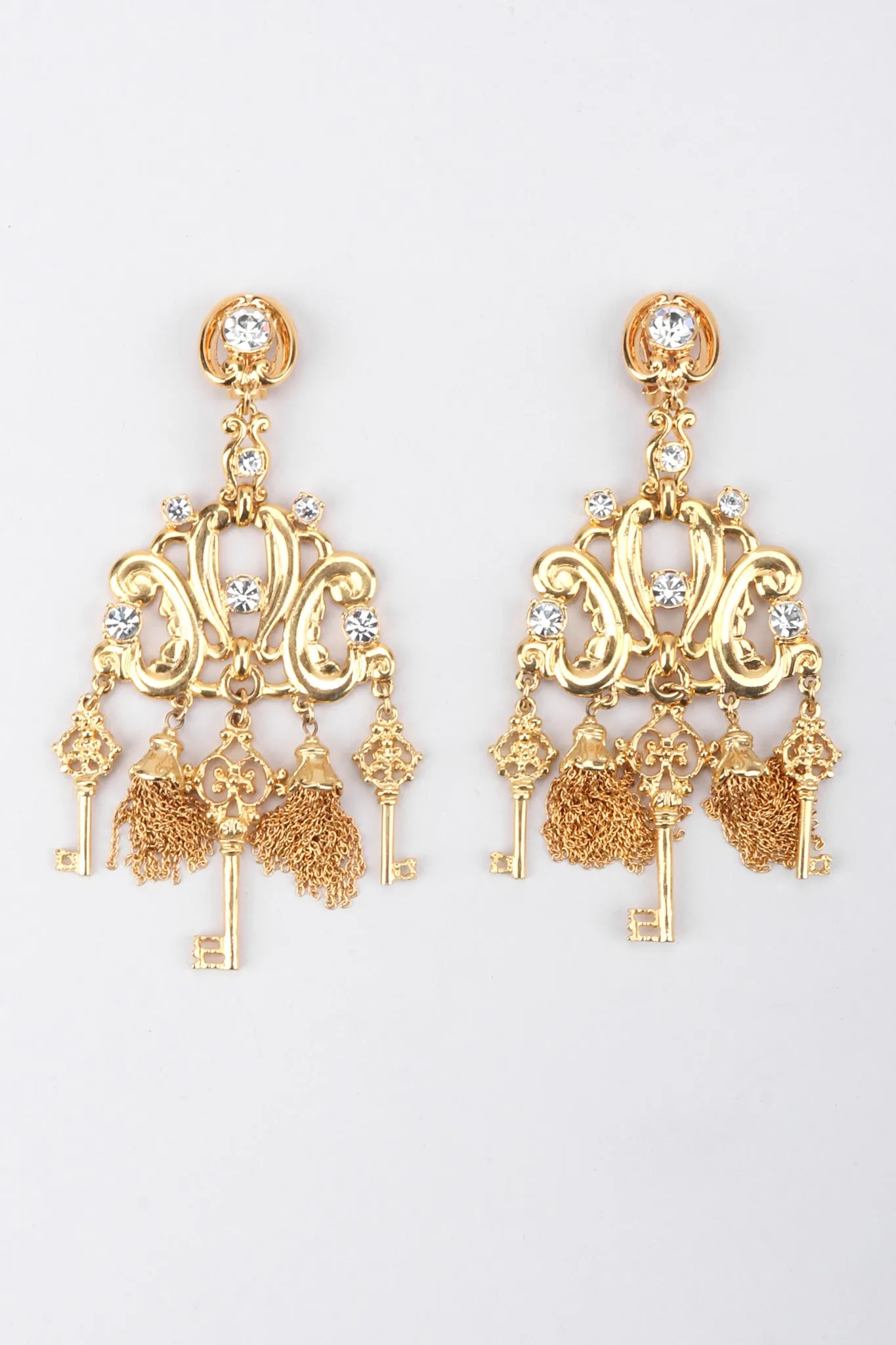 Key Chandelier Earrings