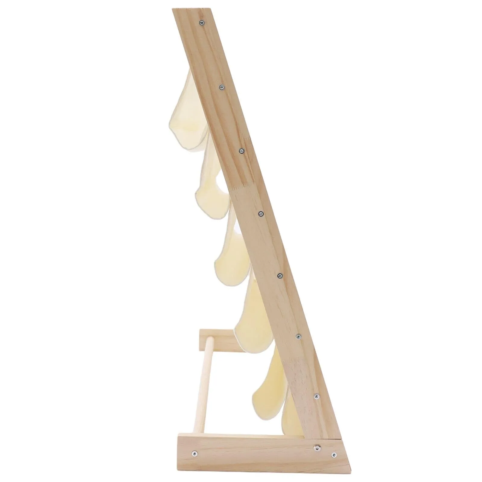 Kids Canvas Sling Bookshelf Children's Bookcases and Storage 6 Tiers