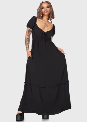 Killstar Heath Maxi Dress Black