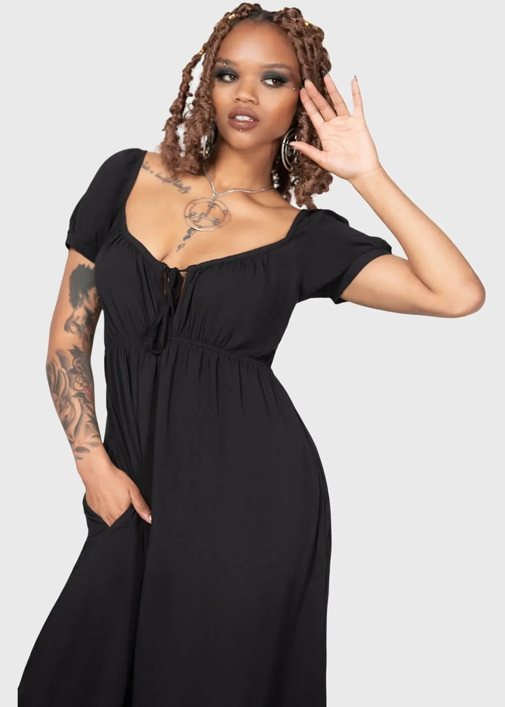 Killstar Heath Maxi Dress Black