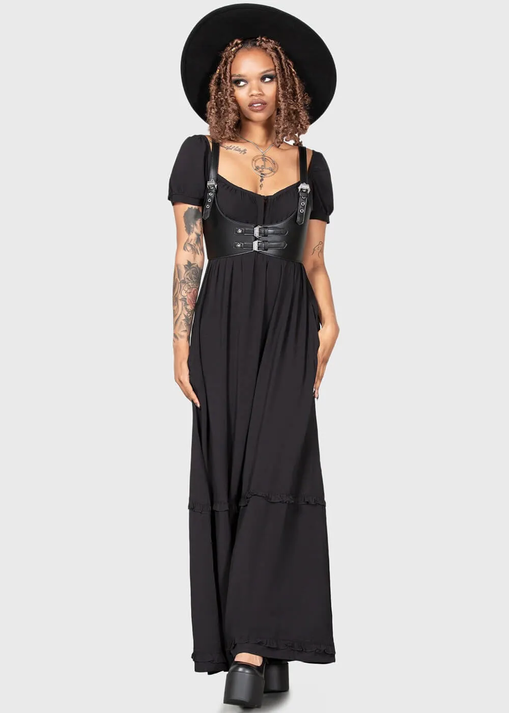 Killstar Heath Maxi Dress Black