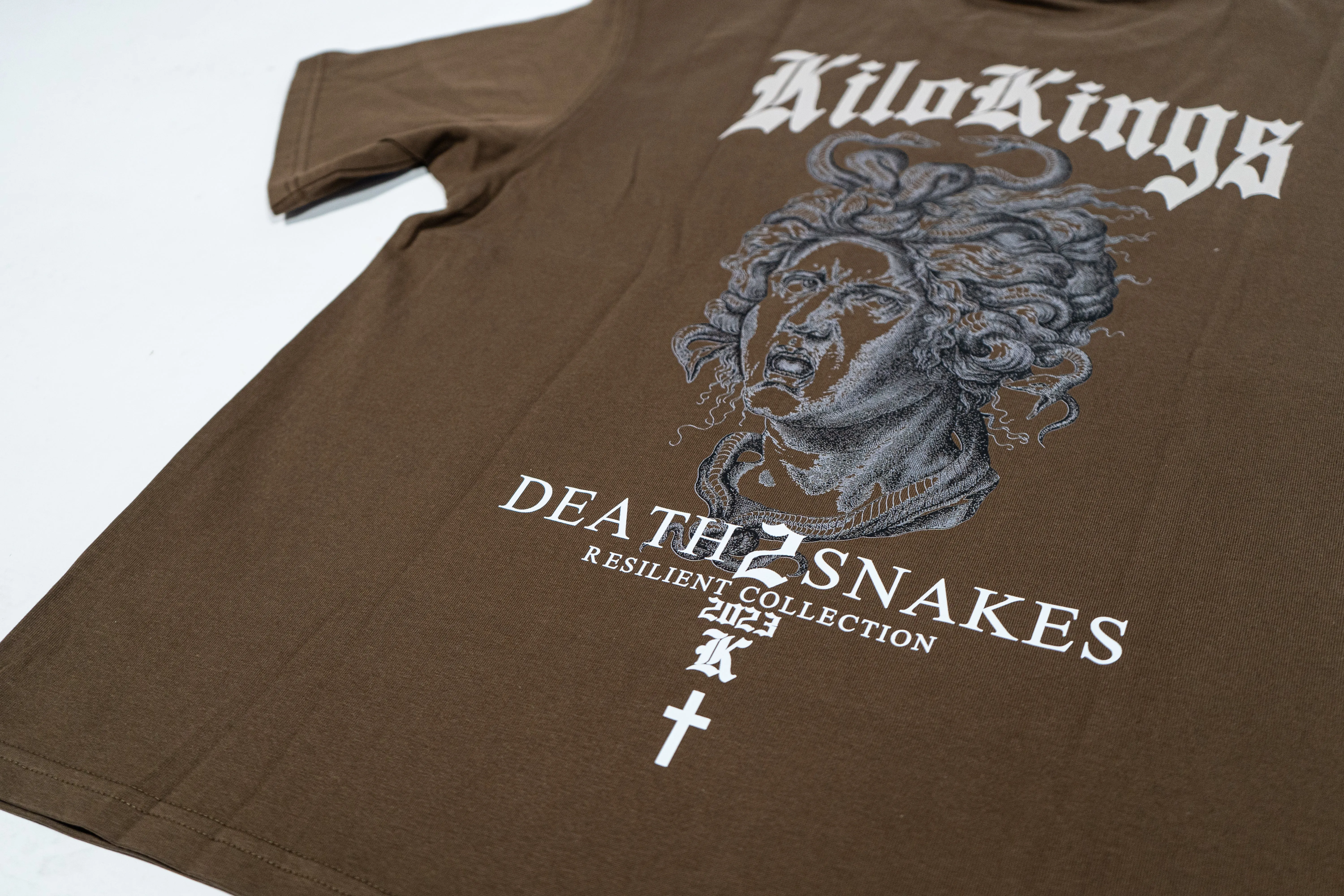 Kilo Death 2 Snakes Drop Shoulder Tee