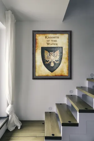 Knights of the Watch Heraldry of Greyhawk Anna Meyer Cartography Canvas Art Print