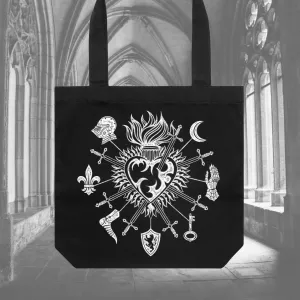 Knight's Sacred Heart Tote