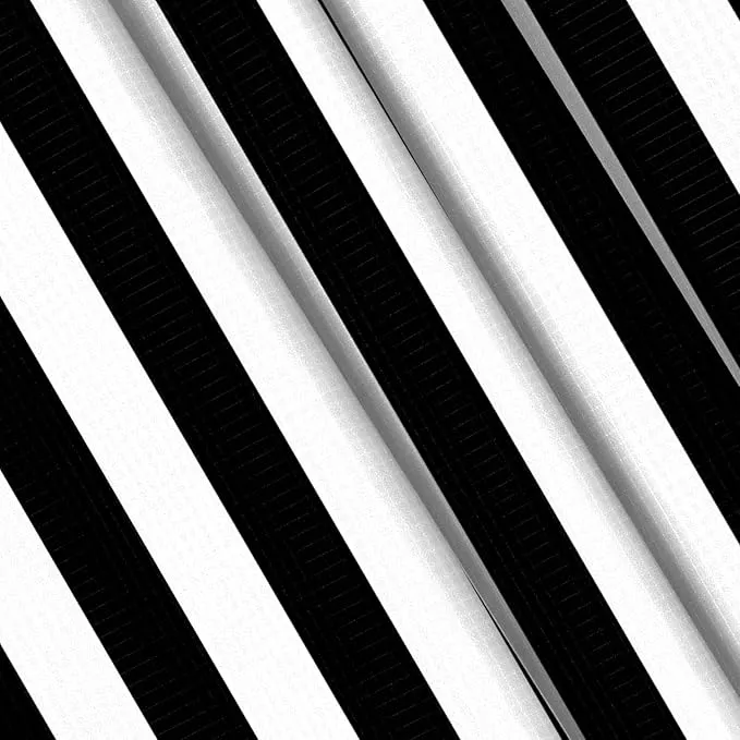 Large Beach Blanket, Black & White Stripe Beach Mat Sand Free Waterproof, Polyester Picnic Blankets Sandproof Stainproof Oversized 9 Ft X 10 Ft for 8 Adults, Beach Essentials Accessories
