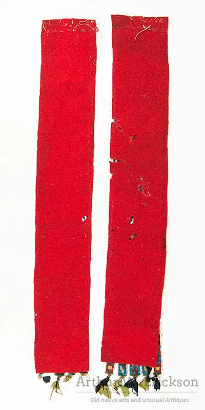 Late 19th Century Chippewa Bandolier Bag Parts