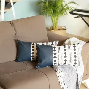 Leather Throw Pillow